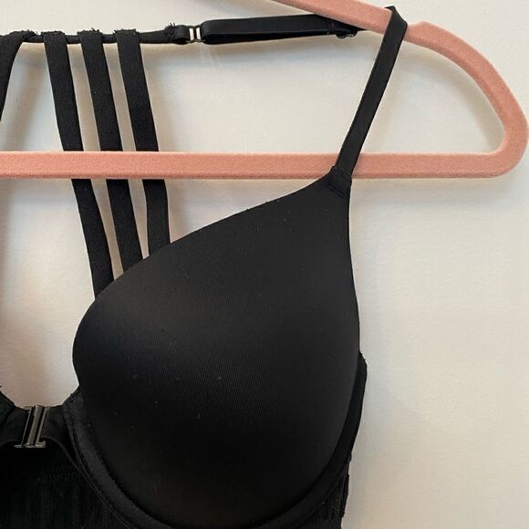 Pink Victoria’s Secret Wear Everywhere Push-Up Bra Women Size 32C - Picture 3 of 8